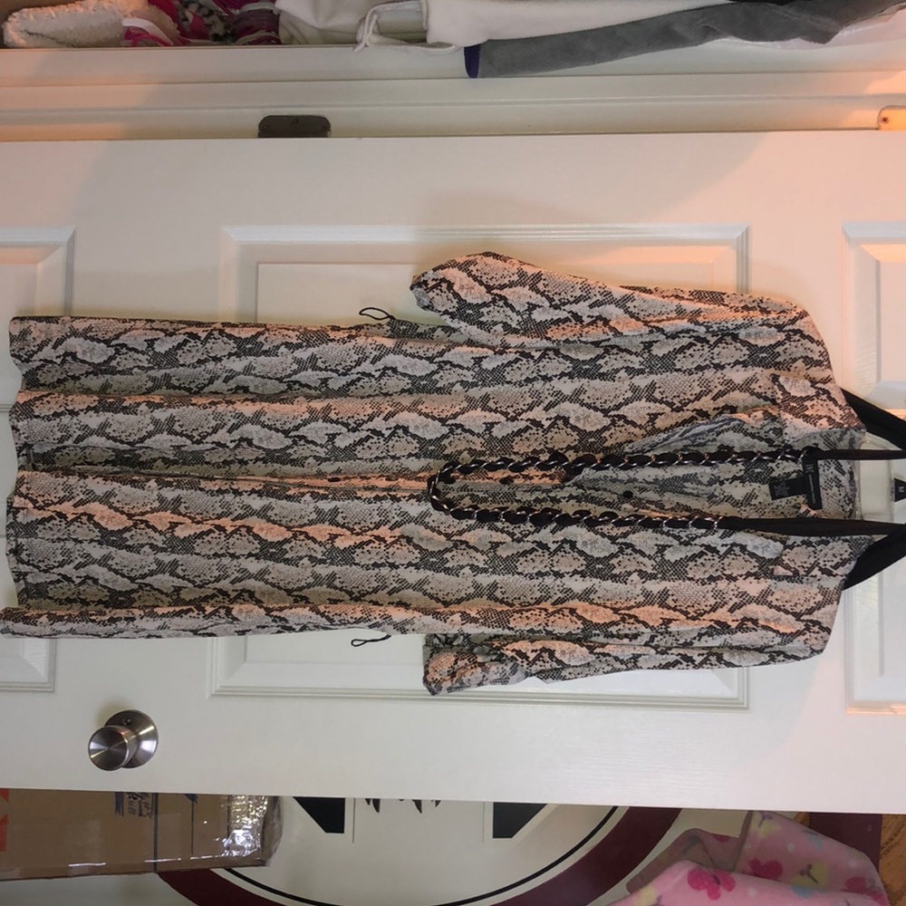 Snake Skin Style Dress